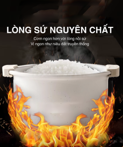 Nồi cơm điện sứ dưỡng sinh, nhãn hiệu Mishio Model MK381