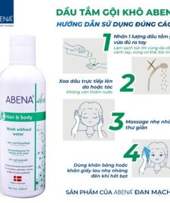 Dầu Gội tắm Khô Abena Hair & Body Wash 200ml