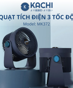 Quạt tích điện không dây pin 4000mAH Kachi MK372