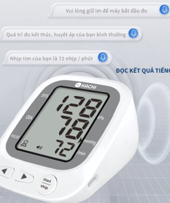 Máy đo huyết áp bắp tay Kachi JN-163B có trợ lý đọc kết quả tiếng Việt hỗ trợ người cao tuổi mắt kém