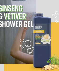 Sữa tắm DICORA URBAN FIT cỏ hương bài và nhân sâm 750ml