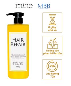 Dầu xả phục hồi hư tổn hương nước hoa Mine 500g