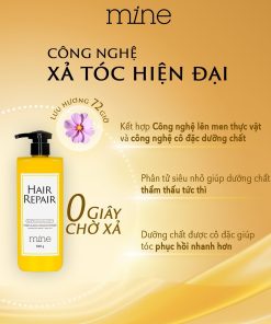 Dầu xả phục hồi hư tổn hương nước hoa Mine 500g