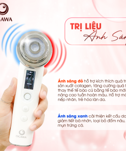 Máy nâng cơ mặt đẩy tinh chất trị liệu bằng ánh sáng RF (OB-063), hiệu Ogawa