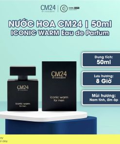 Nước hoa nam CM24 Iconic Warm lưu hương 6-8h 50ml
