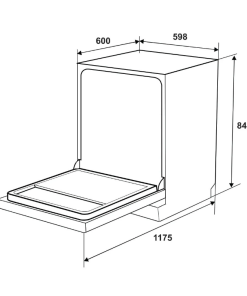 Máy rửa chén độc lập Hafele HDW-F6053S