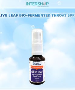 Xịt họng HENRY BLOOMS Olive Leaf Bio-Fermented Throat Spray giúp làm sạch răng miệng, giảm ho, đau họng (chai 30ml)