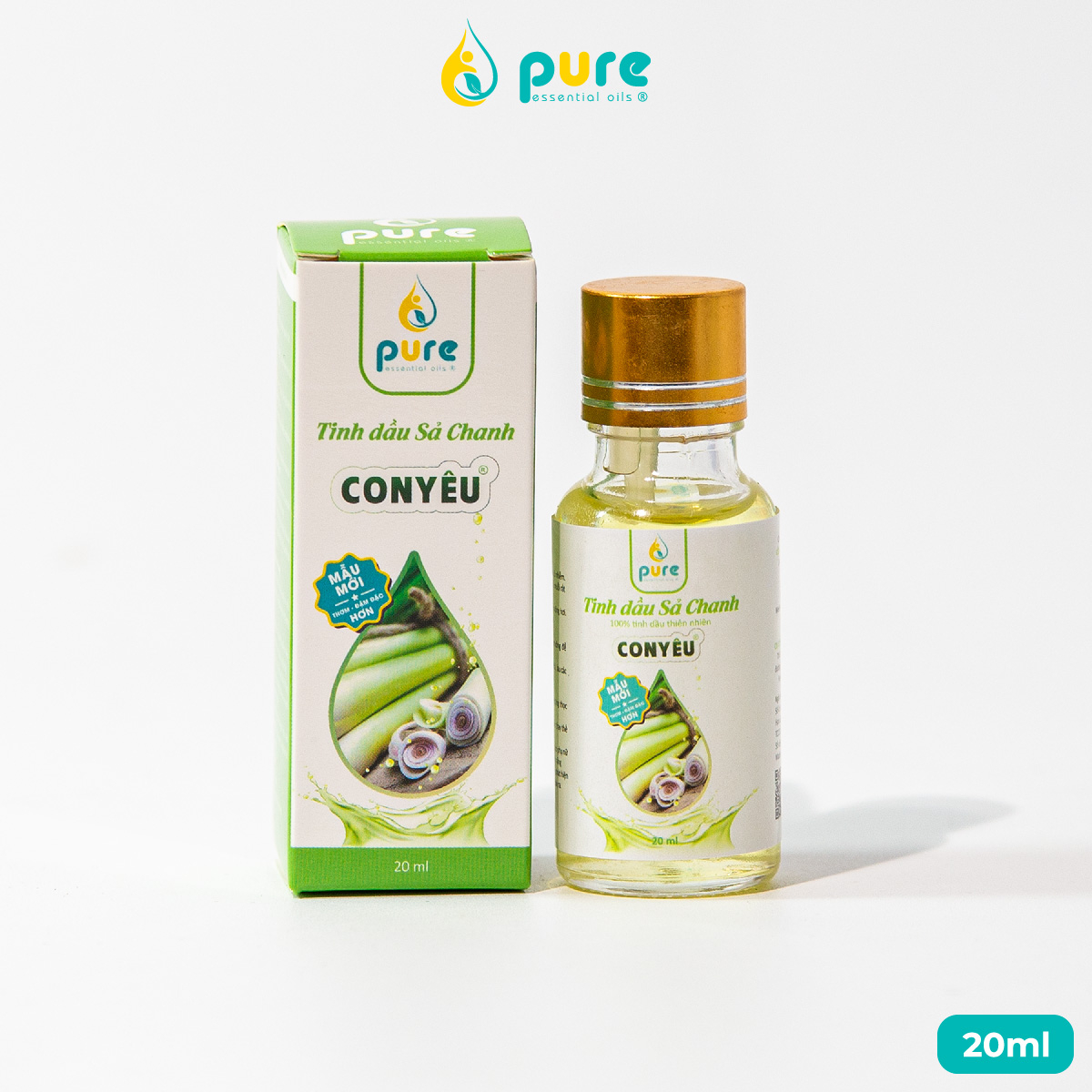 Tinh dầu sả Chanh CON YÊU 20ml