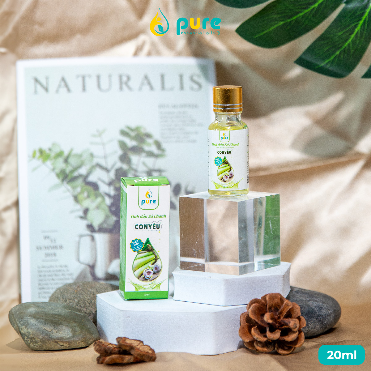 Tinh dầu sả Chanh CON YÊU 20ml