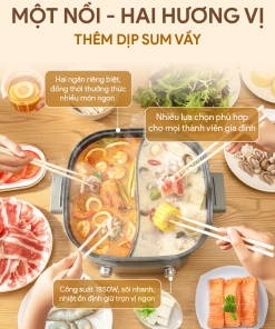 Nồi Lẩu Điện Đa Năng BlueStone MPB-7257 5 Lít 1850W