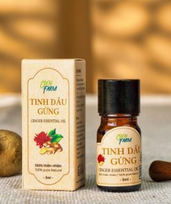 Tinh dầu gừng nguyên chất 5ml Eden Farm hỗ trợ hô hấp, thư giãn tinh thần