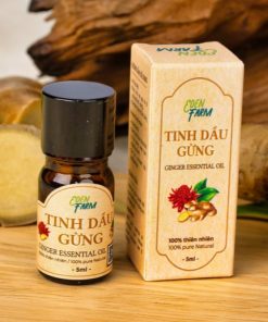 Tinh dầu gừng nguyên chất 5ml Eden Farm hỗ trợ hô hấp, thư giãn tinh thần