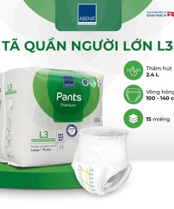 Tã quần người lớn Abena Pants Premium L3 (15 miếng/gói)