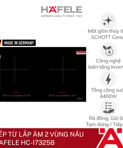 Bếp từ 2 vùng nấu HC-I7325B