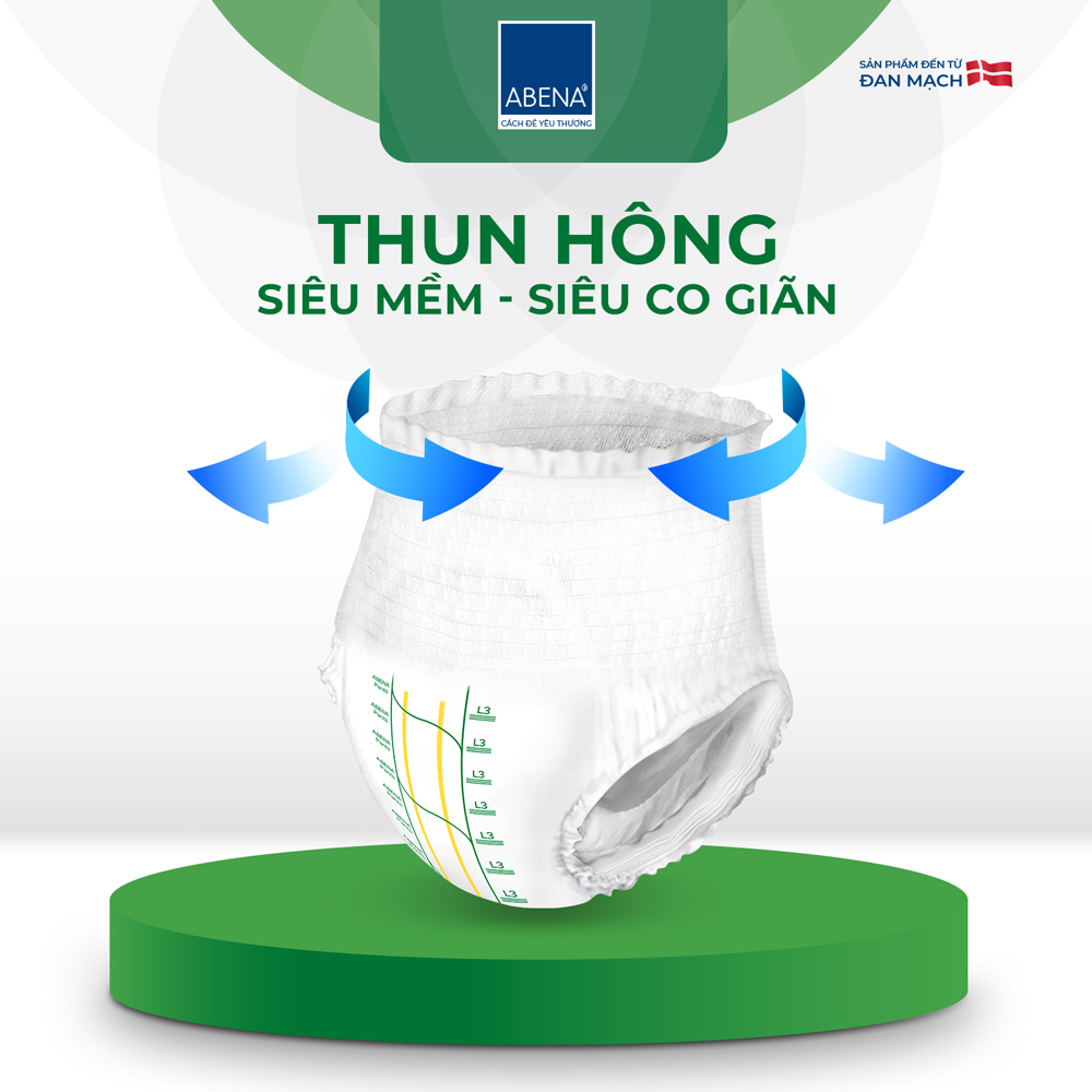 Tã quần người lớn Abena Pants Premium L3 (15 miếng/gói)