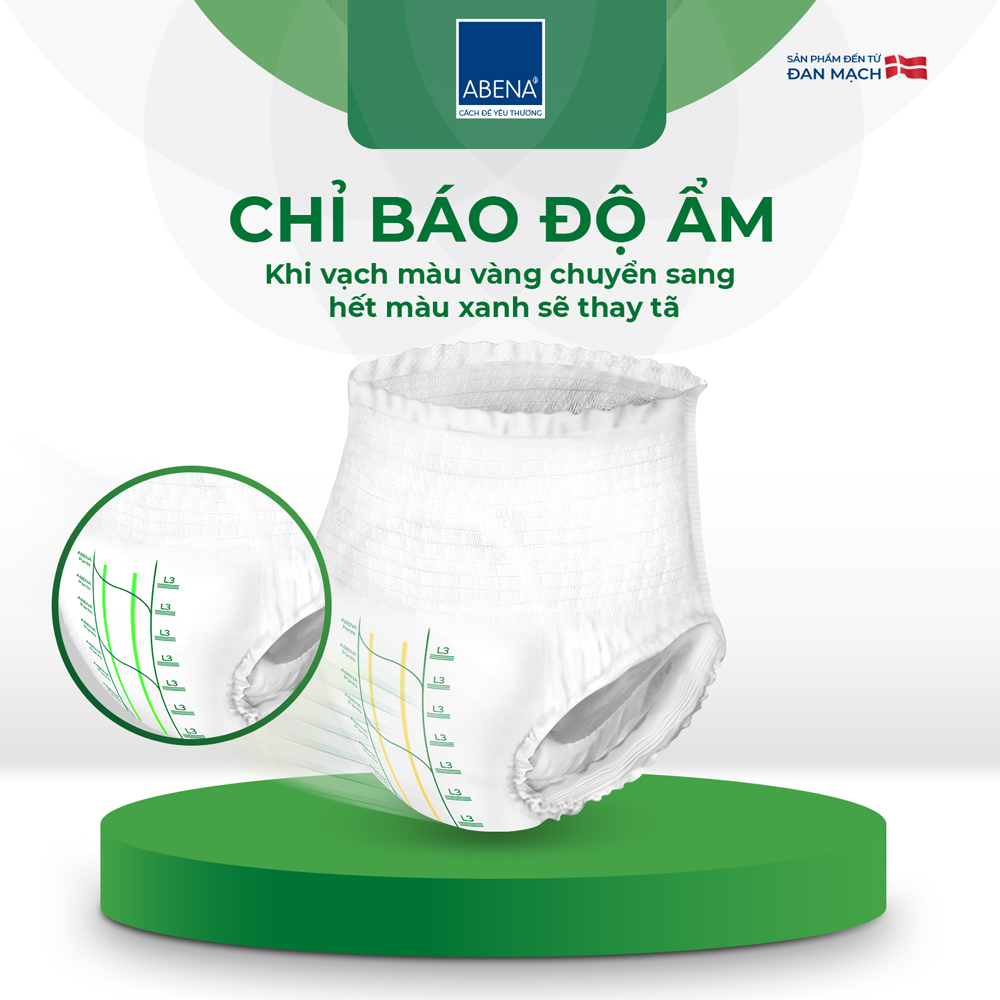 Tã quần người lớn Abena Pants Premium L3 (15 miếng/gói)