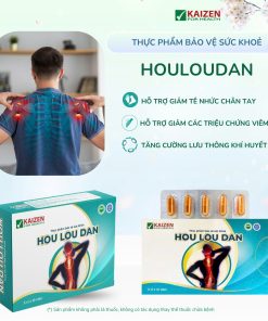 Viên uống Hou Lou Dan hỗ trợ giảm viêm khớp, thoái hóa khớp (30 viên)