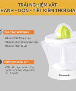 Máy Vắt Cam BlueStone CJB-1129 1 Lít 40W