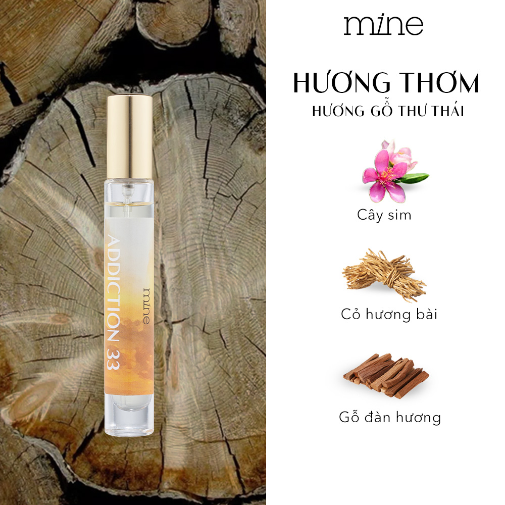 BST nước hoa nữ Mine Masstige Là Em Vì Em (9ml x 5)- Móc khóa