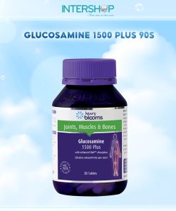 Viên uống sức khỏe HENRY BLOOMS Glucosamine 1500 Plus hỗ trợ giảm nguy cơ thoái hóa khớp và bảo vệ màng sụn khớp (hộp 30 viên)