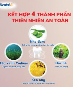 Kem đánh răng thảo dược trẻ em Dental B Thái Lan vị kẹo ngọt 50gr