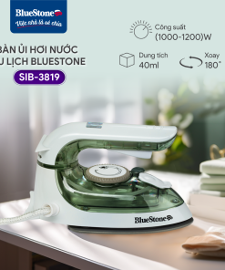 Bàn Ủi Hơi Nước Du Lịch BlueStone SIB-3819 40ml 1000-1200W