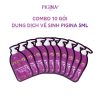 Combo 10 Gói gel Dung dịch vệ sinh Pigina 5ml – Pigina Lacto Intimate Wash