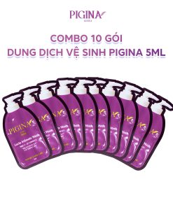Combo 10 Gói gel Dung dịch vệ sinh Pigina 5ml – Pigina Lacto Intimate Wash