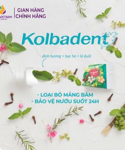 Kem đánh răng thảo dược thuần khiết Kolbadent Thái Lan 100g