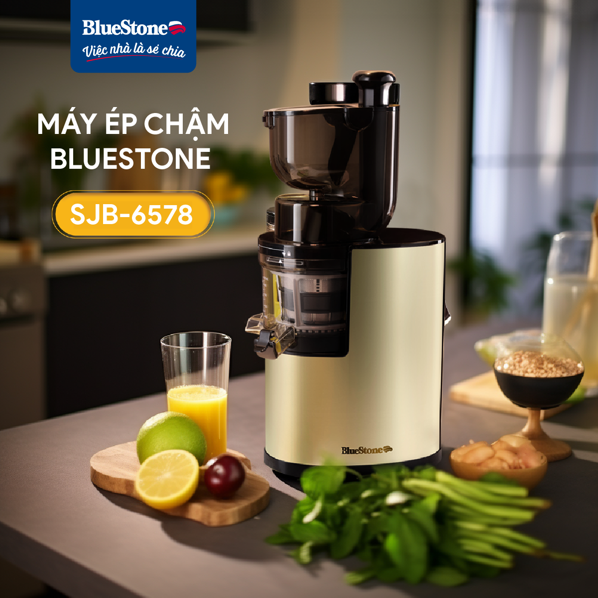 Máy Ép Chậm BlueStone SJB-6578 400W