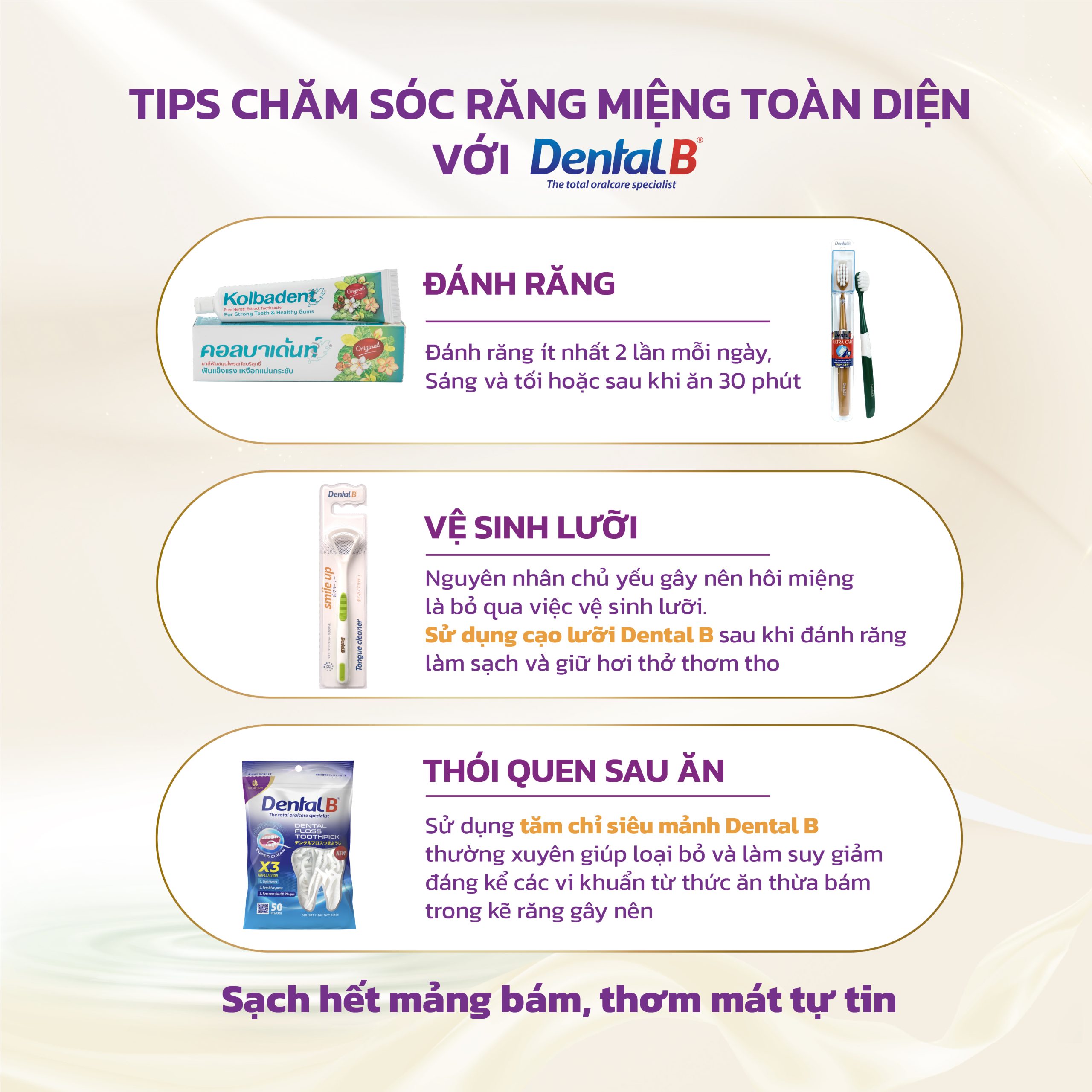 Kem đánh răng thảo dược thuần khiết Kolbadent Thái Lan 100g