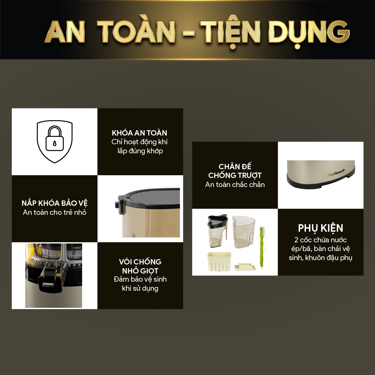 Máy Ép Chậm BlueStone SJB-6578 400W