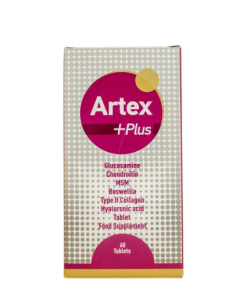 Viên uống ARTEX PLUS – Bổ khớp, tái tạo sụn, giảm đau xương khớp – Cho người lớn tuổi (hộp 60 viên)