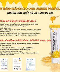 Kem đánh răng keo ong Unique Propolis