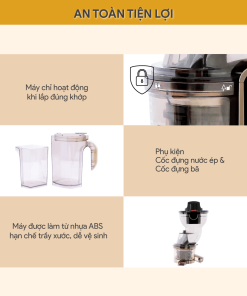 Máy Ép Chậm BlueStone SJB-6568 250W