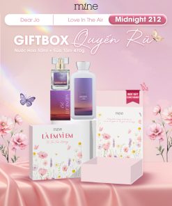 Hộp quà tặng Mine Sữa tắm & Nước hoa Midnight