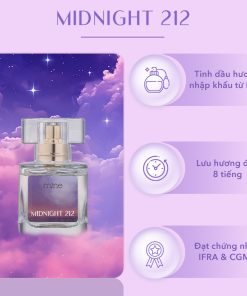 Hộp quà tặng Mine Sữa tắm & Nước hoa Midnight