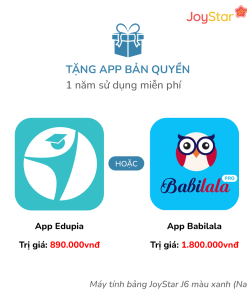 Máy tính bảng JoyStar J6 màu xanh (Navy) – bản tặng App