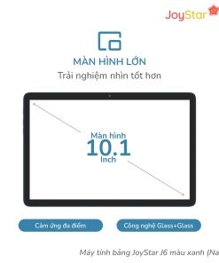 Máy tính bảng JoyStar J6 màu xanh (Navy) – bản tặng App