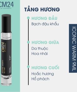Nước hoa nam CM24 Iconic Warm lưu hương 6-8h 9ml