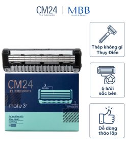 Bộ 2 lưỡi dao cạo râu CM24 3+ Kit