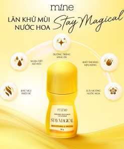 Lăn khử mùi nữ hương nước hoa Mine Stay Magical 50g