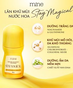 Lăn khử mùi nữ hương nước hoa Mine Stay Magical 50g