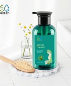 Sữa tắm trà xanh COME ON cấp ẩm, dưỡng da, sạch mụn lưng 500ml