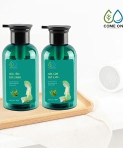 Sữa tắm trà xanh COME ON cấp ẩm, dưỡng da, sạch mụn lưng 500ml