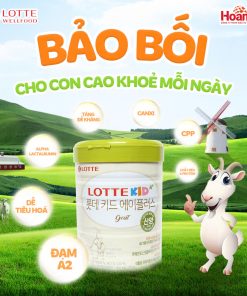 Sản phẩm dinh dưỡng Lotte Kid A+ Goat 760g