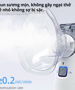 Máy Xông Khí Dung Cầm Tay Kachi YS35: Giải Pháp Hô Hấp Linh Hoạt Mọi Lúc, Mọi Nơi