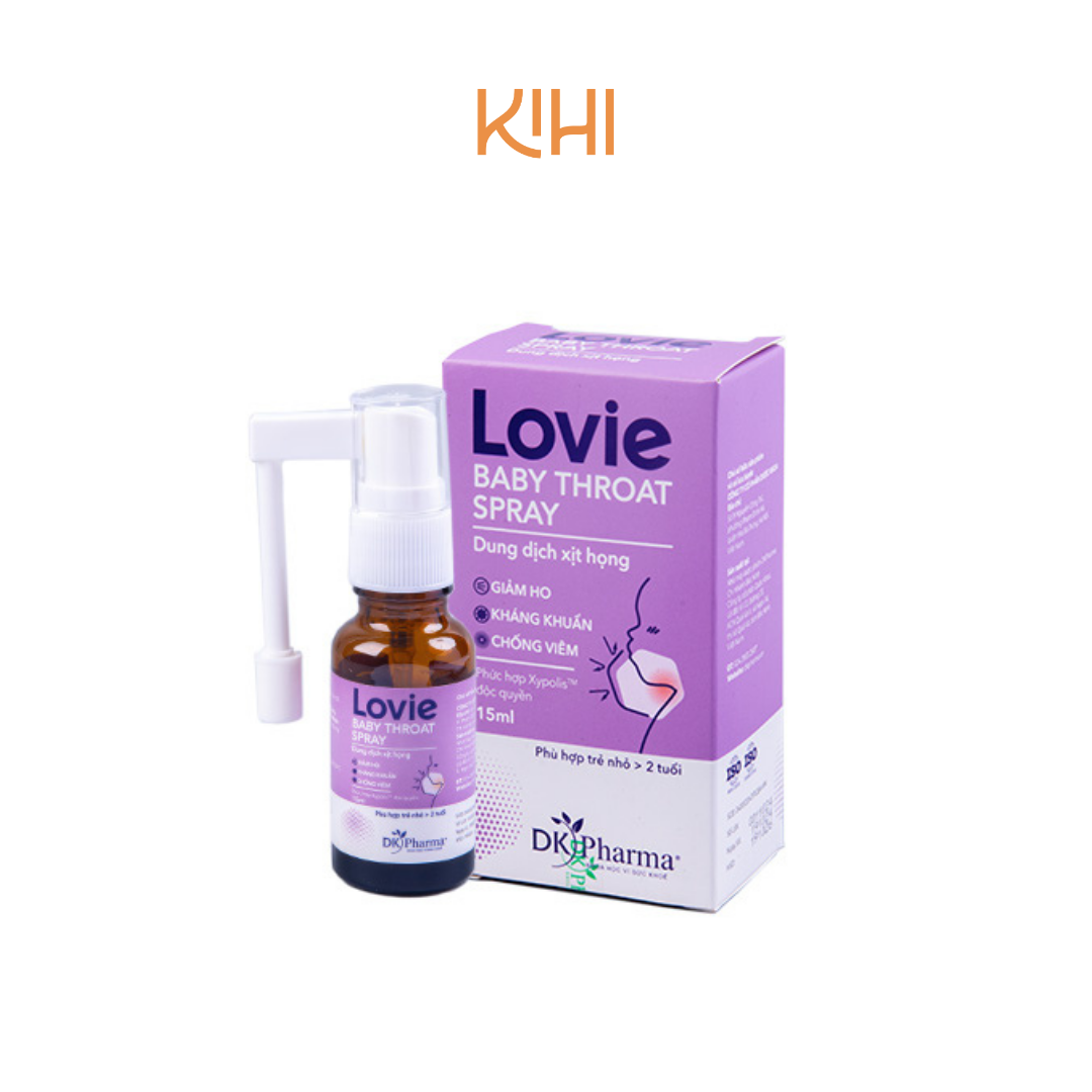 Dung dịch xịt họng Lovie Baby Throat Spray 15ml