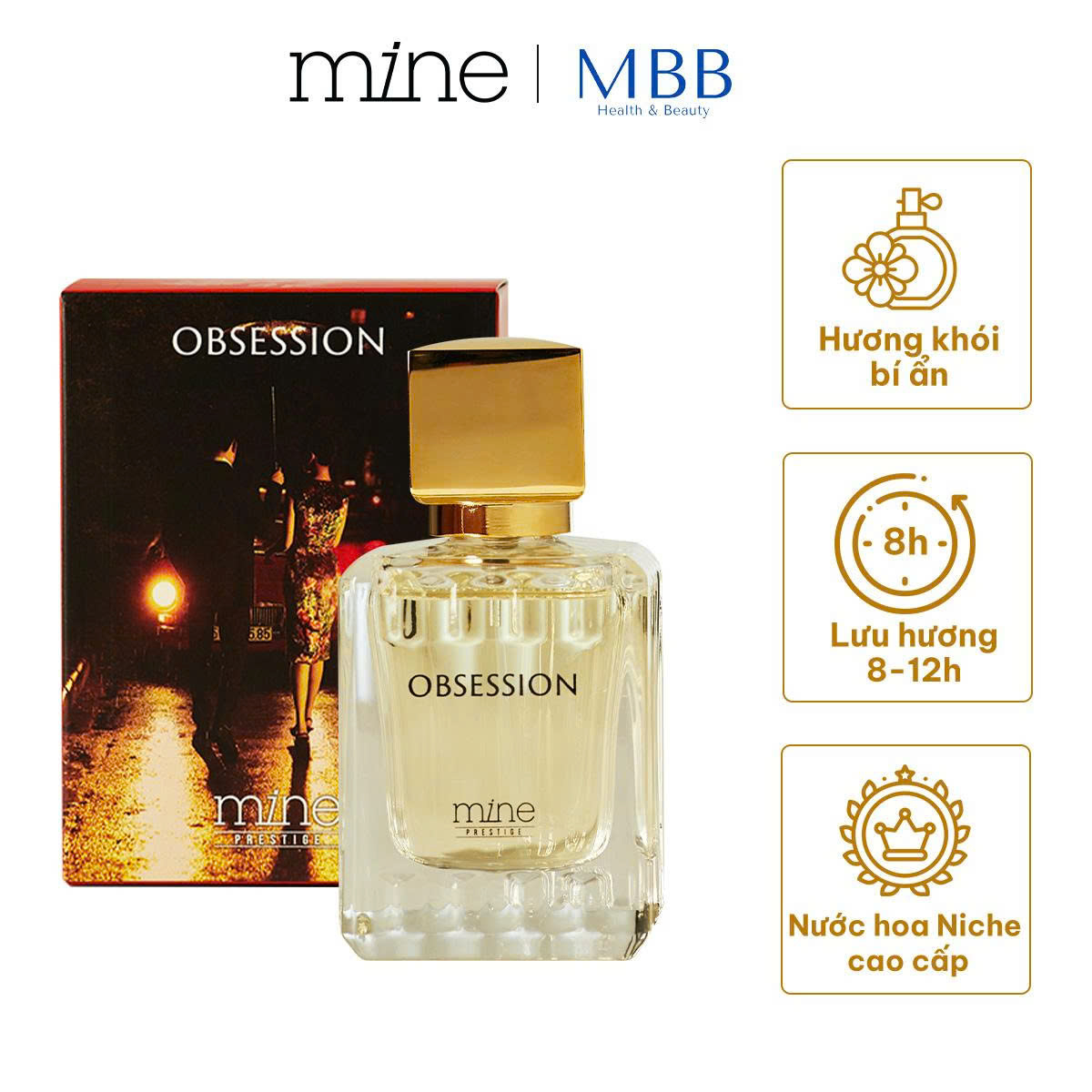 Nước hoa Mine Obsession lưu hương 8-12h 50ml
