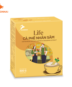 Cà phê hòa tan vị nhân sâm LIFE Konnai Coffee 25 gói/hộp